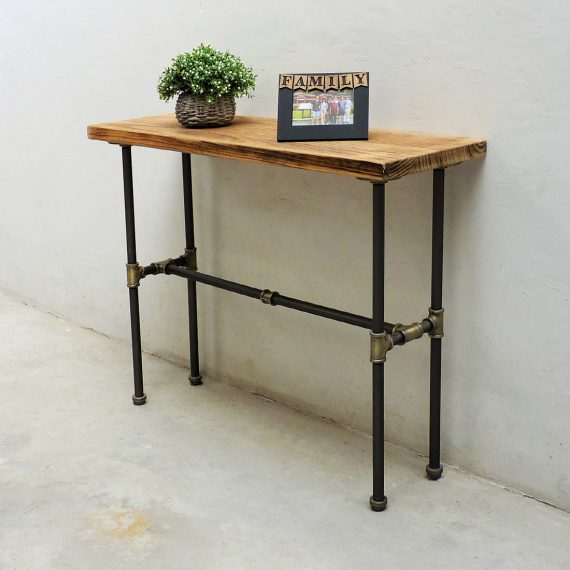 Corvallis Industrial Chic Console Table