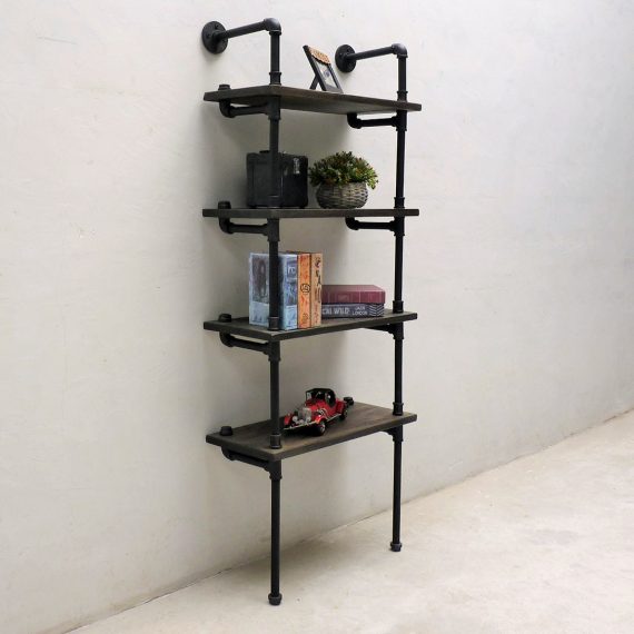 Sacramento Industrial Chic Etagere Bookcase Display